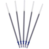 Oulensy 100pcs Pluma Recargable para Recarga de Cuero de Plata de la Pluma de la Marca de Cuero Agua borrable Plumas…